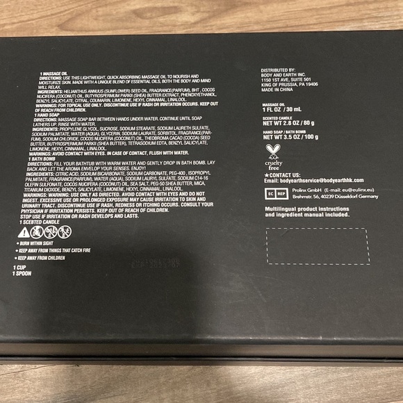 NWT Men’s ALPHA Body & Earth boxed gift set Care for Your skin - Picture 7 of 7